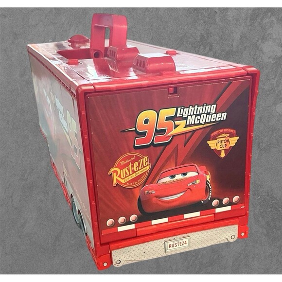 MACK TRUCK CAR HAULER & STORAGE CASE Disney Pixar Cars Movie Toy 2006 - Picture 4 of 7